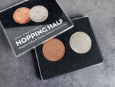 Hopping Half (Morgan Dollar and Queen Victoria Ancient Coin) by Oliver Magic